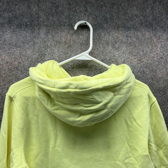 Polo Ralph Lauren Hoodie Womens Small Yellow Pullover Sweatshirt Pony Logo - Picture 3 of 11